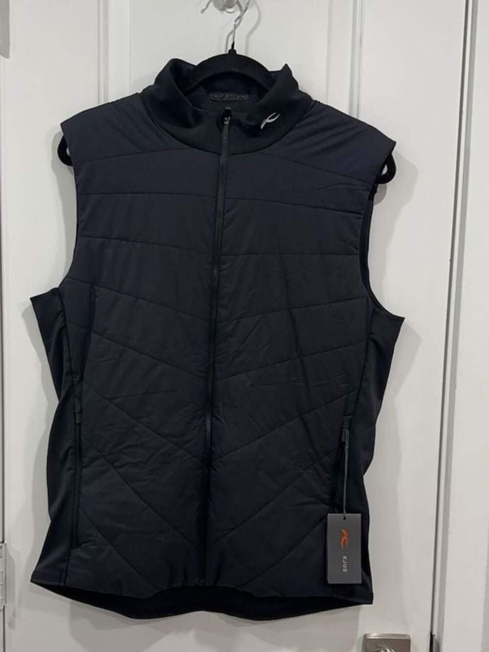 Kjus Men's Black Quilted Performance Vest